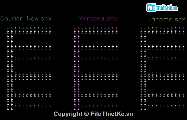 Bản vẽ,Bản vẽ full,ký tự của font